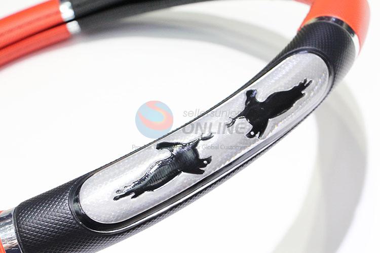 China Factory Eco-friendly Material Car Steering Wheel Case Cover