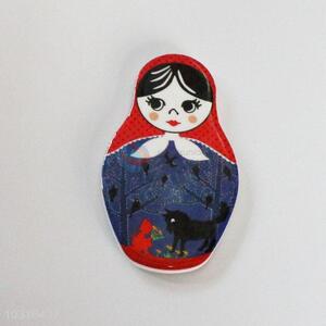 Fashion style ceramic fridge magnet 