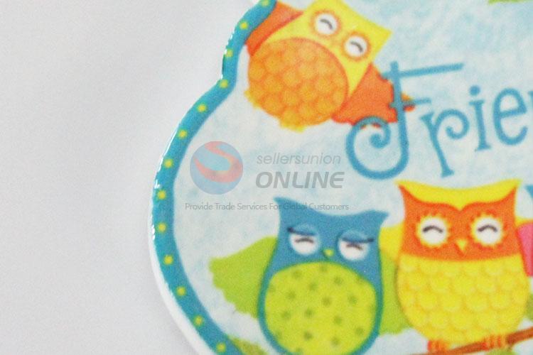 Top selling owl shaped fridge magnet 