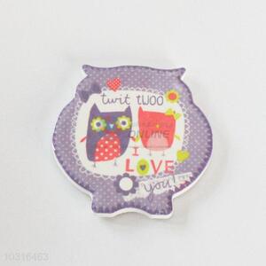 High quality lovely owl shaped fridge magnet 