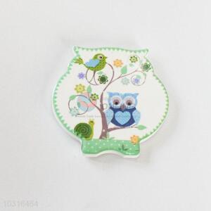 Hot sale lovely owl shaped fridge magnet 