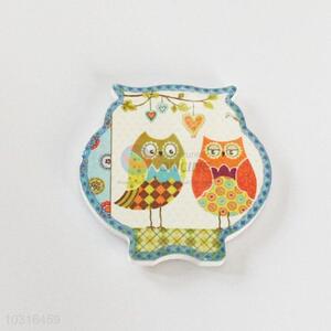 Super quality owl shaped fridge magnet 