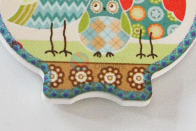 Cute design owl shaped fridge magnet 