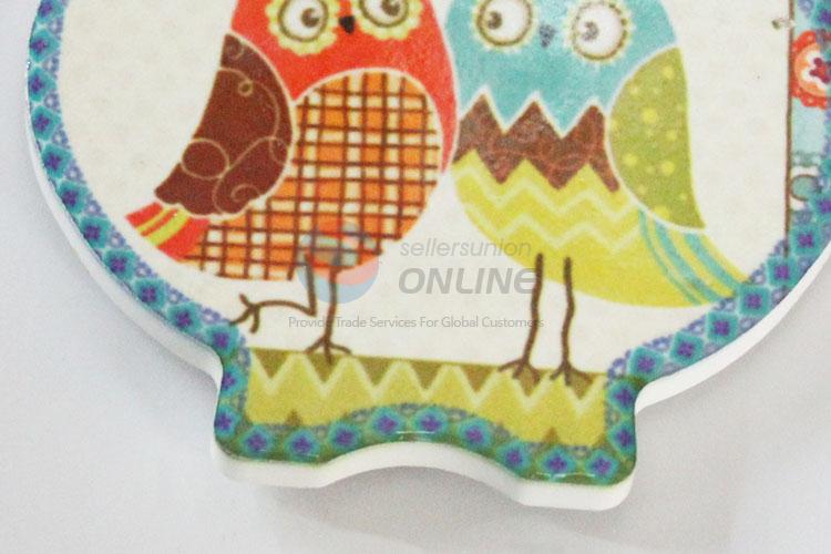 Newest cheap owl shaped fridge magnet 