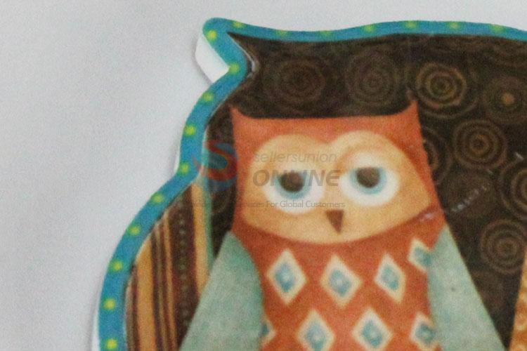 Top quality low price owl shaped fridge magnet 