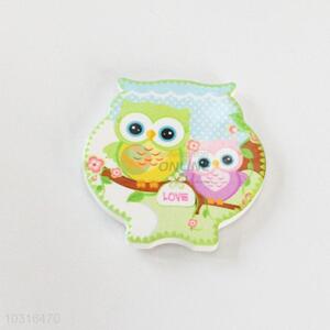 Cute design owl shaped fridge magnet 