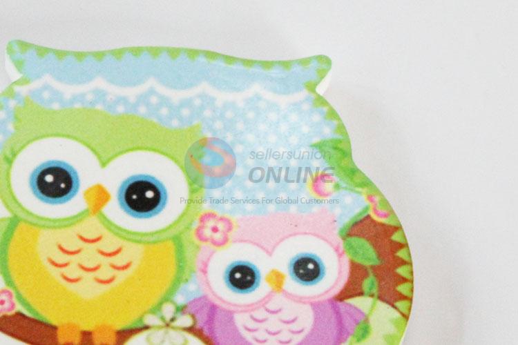 Cute design owl shaped fridge magnet 