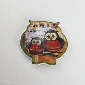 Super quality owl shaped fridge magnet 