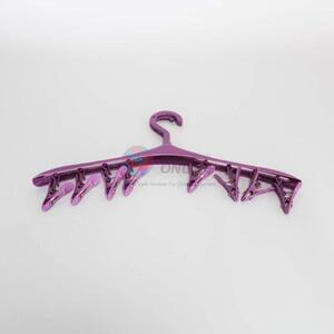 Custom Plastic 8 Clips Clothes Rack Coat Hanger