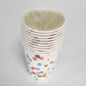 Hot Sale 10 Pieces Disposable Cups Paper Party Cup