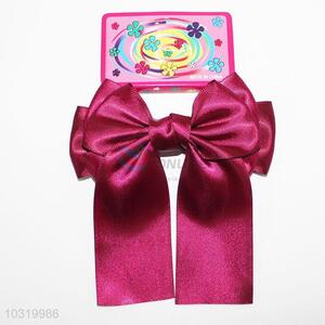 Red color bowknot design hair ring,10.5*12cm