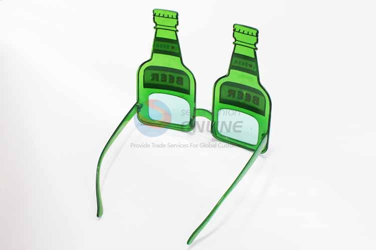 Green Beer Shaped Fashion Party Glasses