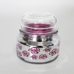 Wholesale cute style flower pattern sealed jar