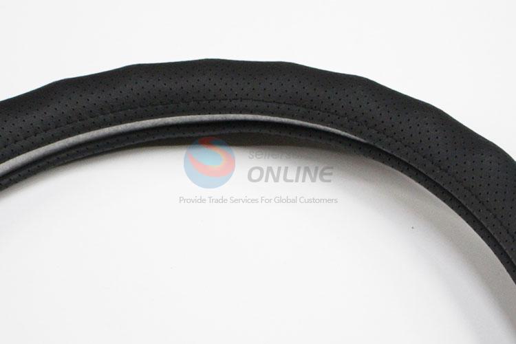 PVC Leather DIY Hand-stitched Steering Wheel Cover