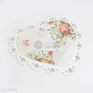 Wholesale Cheap Table Mat flower Flowers Printing Cup Mat