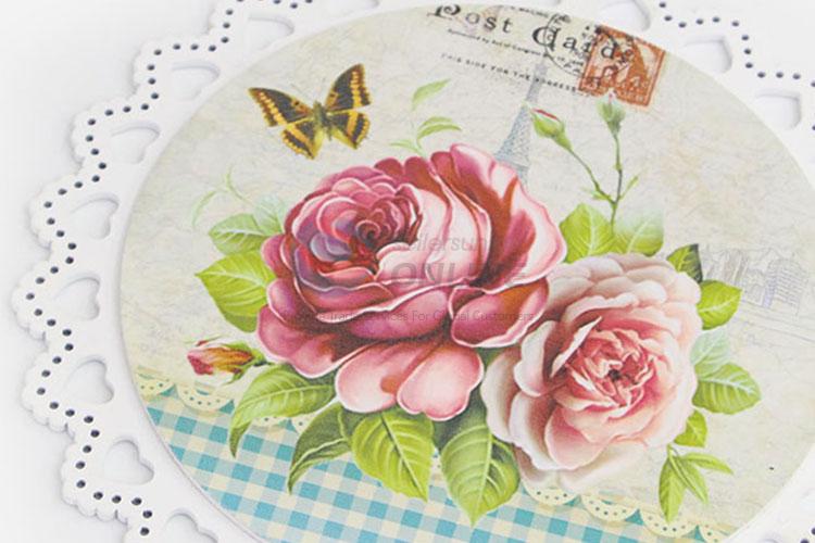 Popular Wholesale Eco-friendly Flower Different Printing Cup Mats