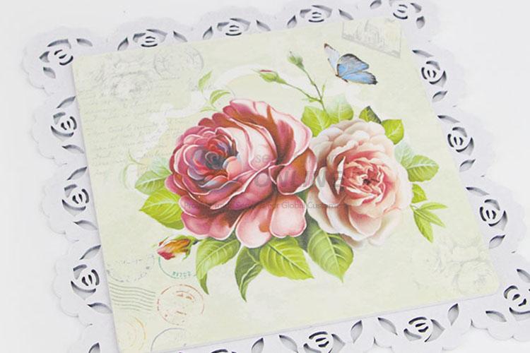 Wholesale Price Flowers Printed Pattern Coffee Cup Table Mat