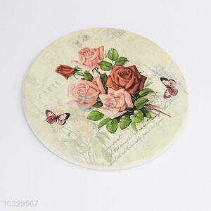 New Arrival Eco-friendly Flower Different Printing Cup Mats