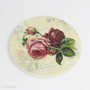 New Style Table Mat flower Flowers Printing Cup Mat