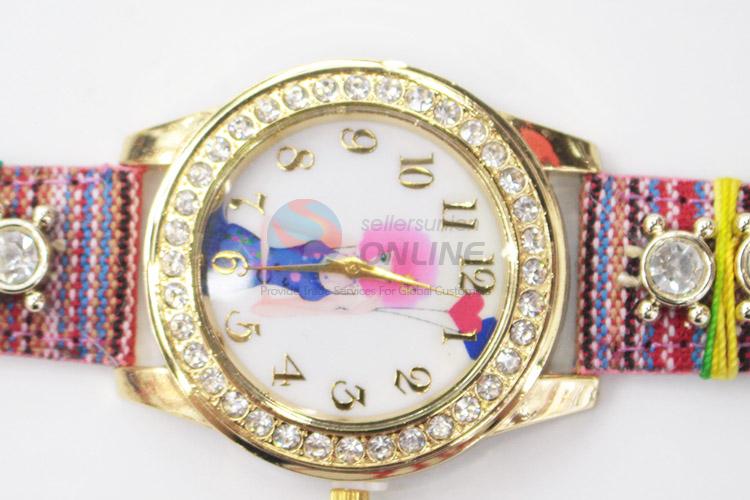 High Quality Weave Strap Women Watch