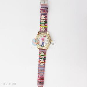 High Quality Weave Strap Women Watch