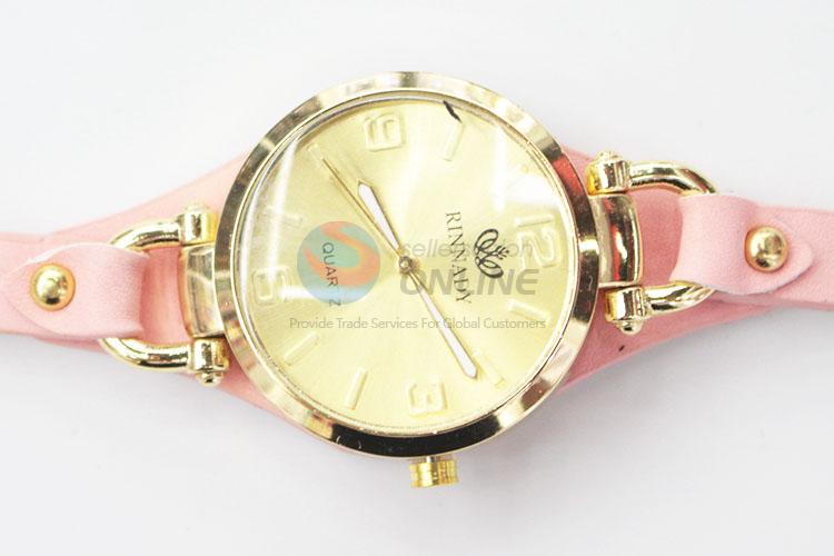 Best Selling New Womens Watch with Silm Leather Strap