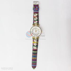 New Trendy Weave Strap Womens Watch