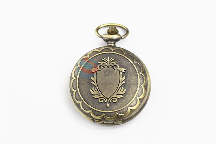 Recent design popular cheap retro pocket watch