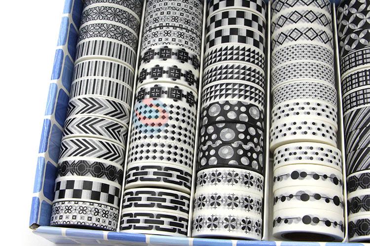 Fashionable Black & White Washi Tape for Sale