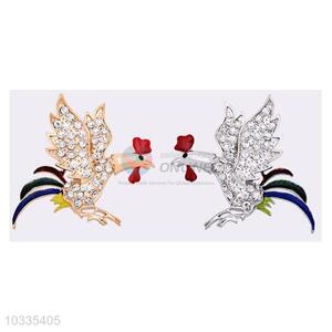 Factory supply delicate rooster brooch