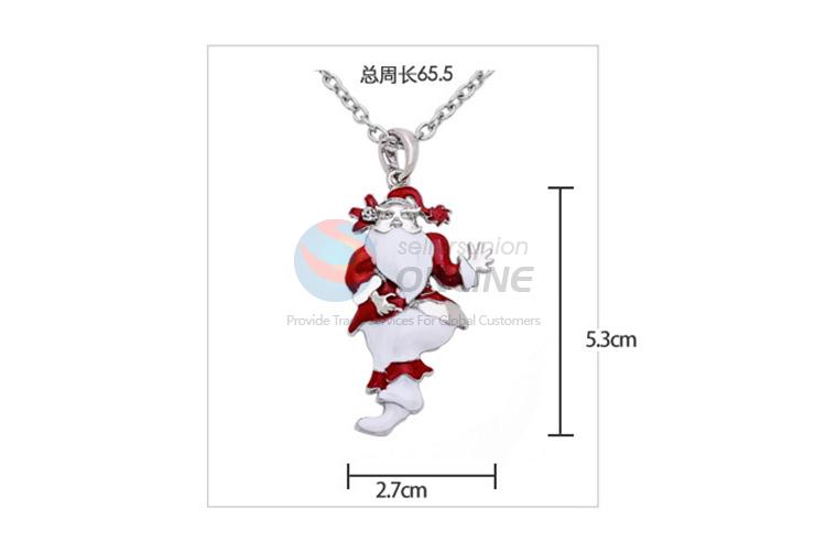 Lovely design popular Christmas Father shaped necklace