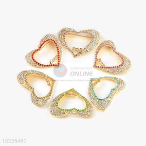 Factory wholesale popular heart shaped brooch
