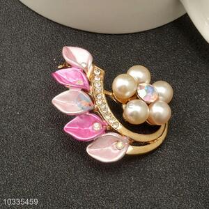 High sales promotional pearl brooch