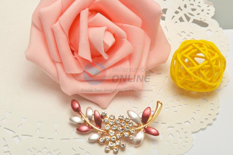 Cheap popular wholesale custom flower brooch