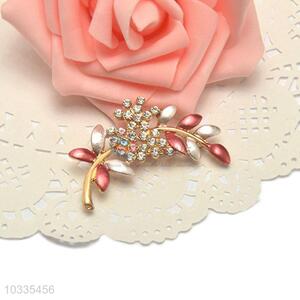 Cheap popular wholesale custom flower brooch