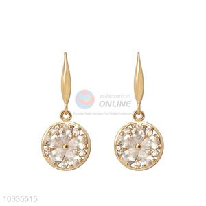 Lovely design popular top-grade zircon earrings