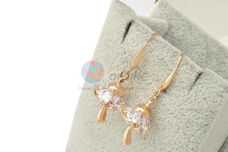 Fancy cheap high sales zircon earrings