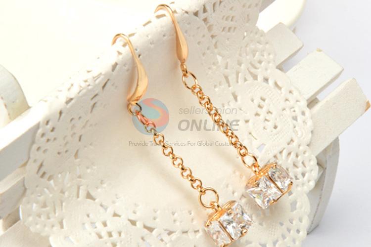 China wholesale promotional zircon earrings