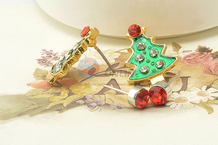 Cheap wholesale best selling Christmas tree earrings