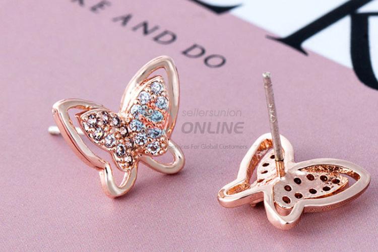 Lovely design custom butterfly s925 earrings