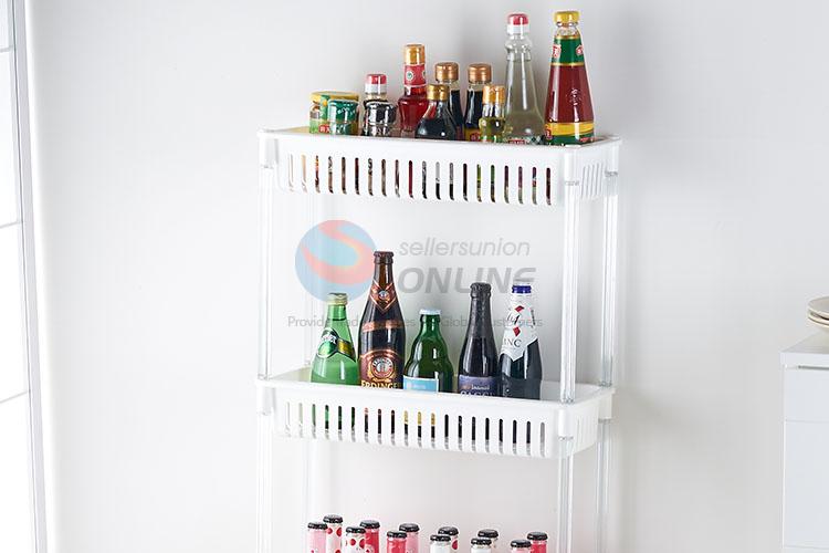 Custom Colorful Four Layers Storage Rack With Wheels