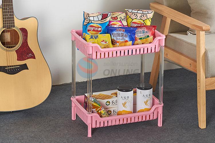 Best Price Two Layers Storage Rack Plastic Storage Holders