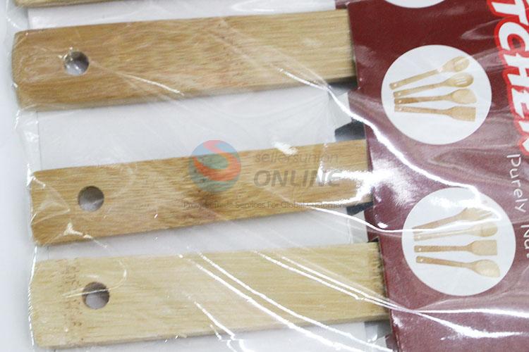 Factory Direct Bamboo Pancake Turner, Spatula Slotted, Meal Spoon