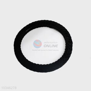 Winter warm plush automobile steering wheel cover