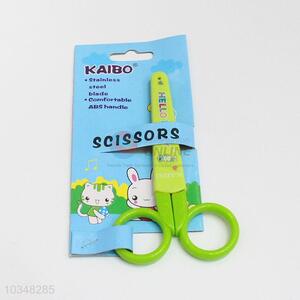 Exquisite rabbit green safety scissors