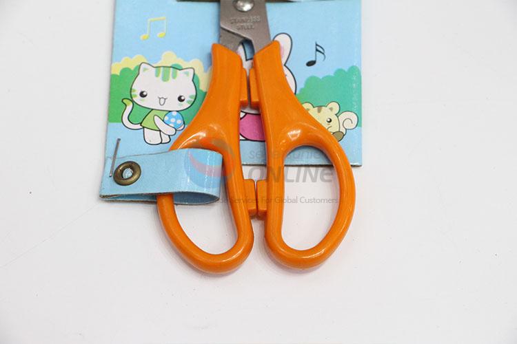 Superfine orange safety scissors