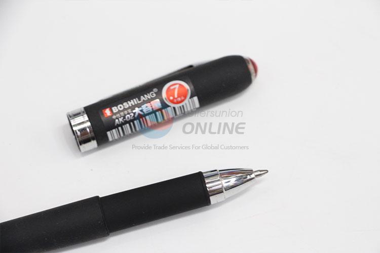 Factory supply black gel pen_12 pcs