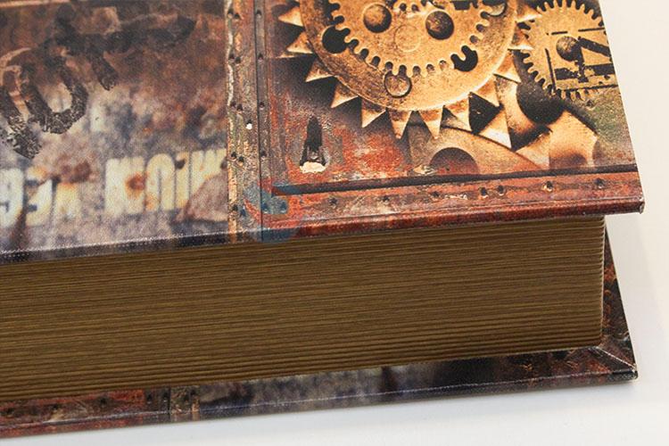 Cute design wood vintage book storage box_3 pcs