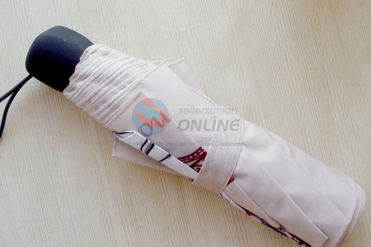 Wholesale Three Folding Printing Umbrella