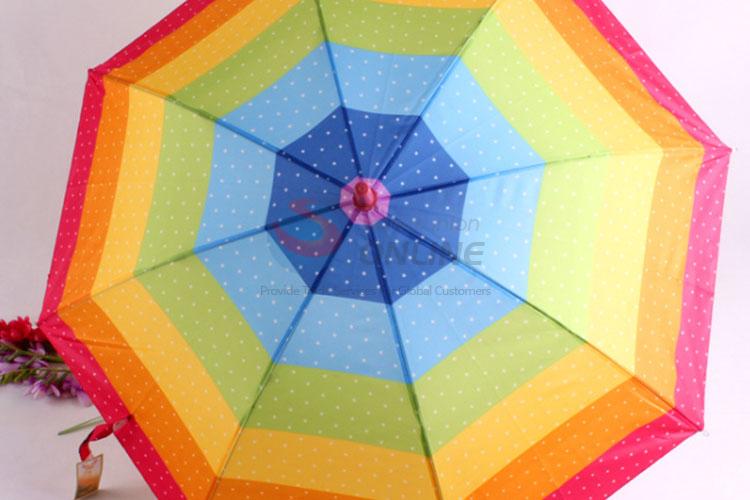 Six Colors Wholesale Rainbow Umbrella Water Proof Umbrella